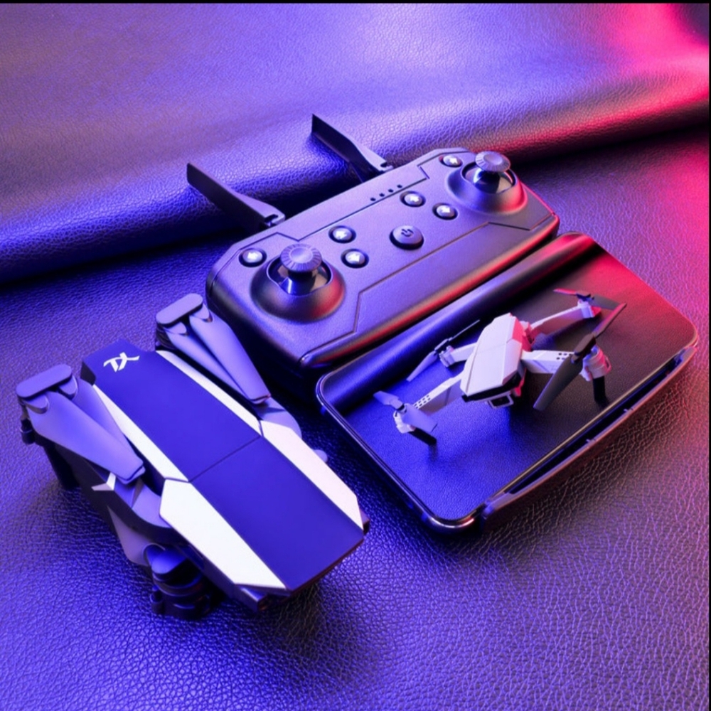 Folding Remote Control Drone  4K Dual Camera. ♤2 DRONES